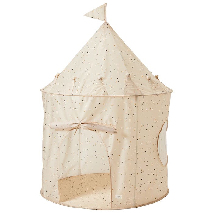 3 Sprout - Recycled Fabric Play Tent - Terrazzo Beige