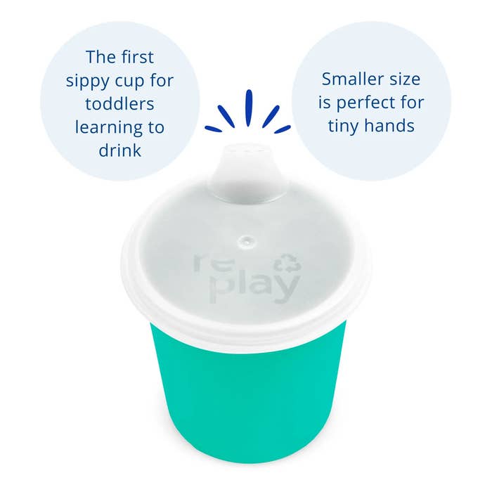 Tiny Tumbler w/ Lid - Aqua 2