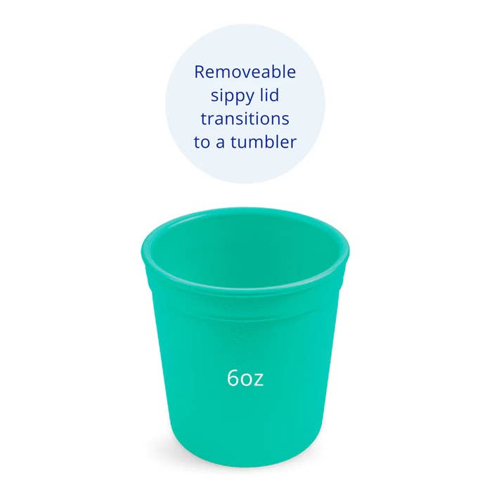 Tiny Tumbler w/ Lid - Aqua 3