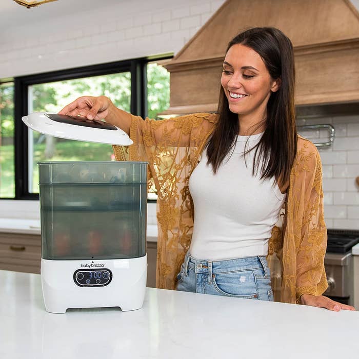 Baby Brezza - One Step Baby Bottle Sterilizer Dryer Advanced lifestyle