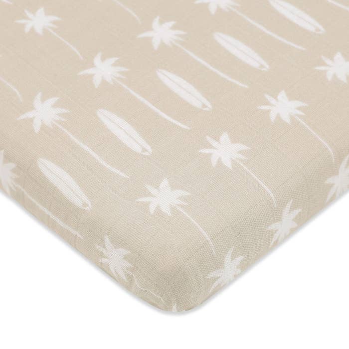 Muslin All-Stages Midi Crib Sheet Burnt Sienna