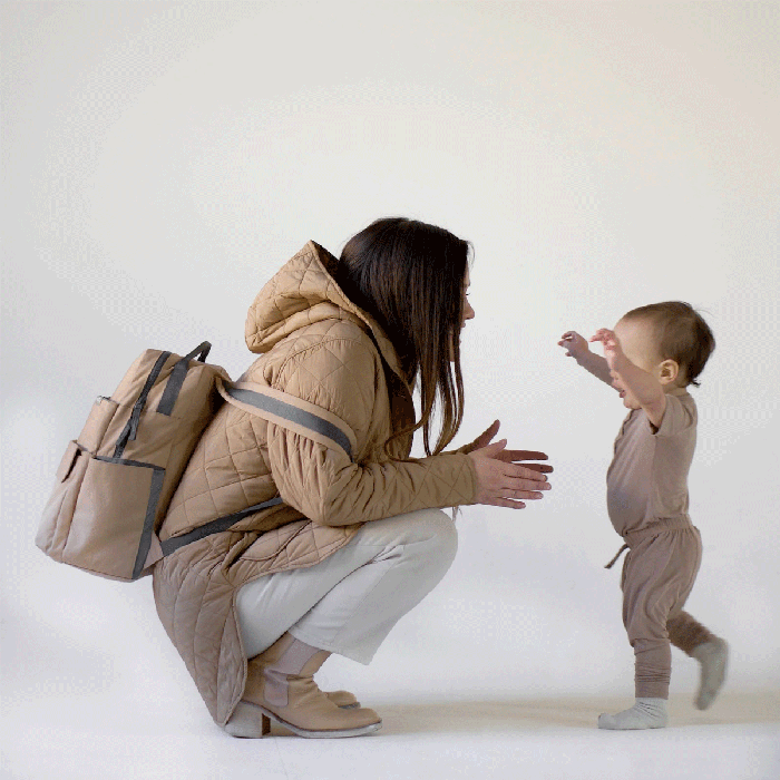 Roo Backpack Diaper Bag-LS 16