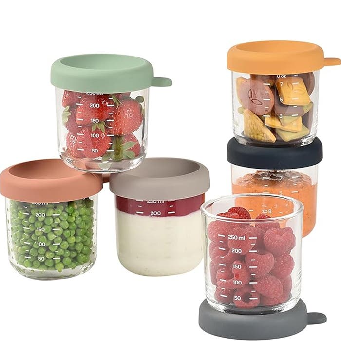 Beaba - Glass Food Jars (8 oz) 6 Pk - LS - 4