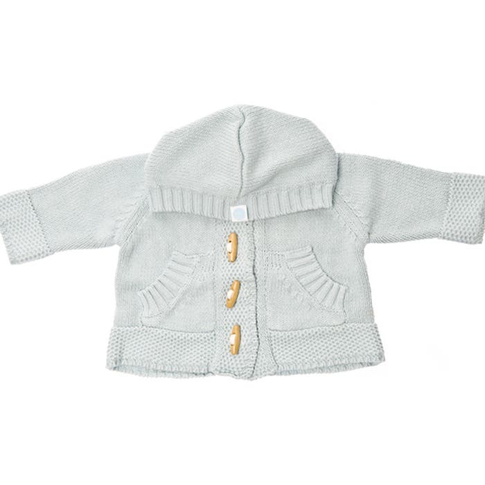 Knit Hoodie Blue