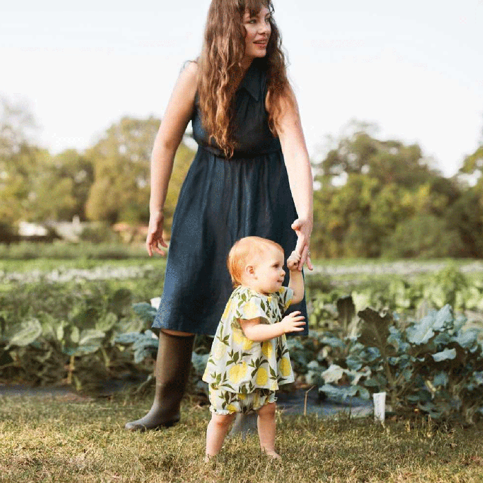 Bamboo Dress & Bloomer Set-LS 6