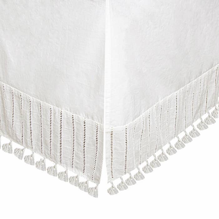 Crane Baby - Boho Crib Skirt LS 1