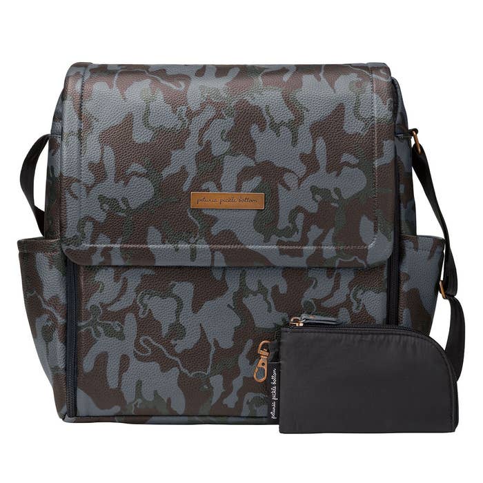 Boxy Backpack - Camo Leatherette