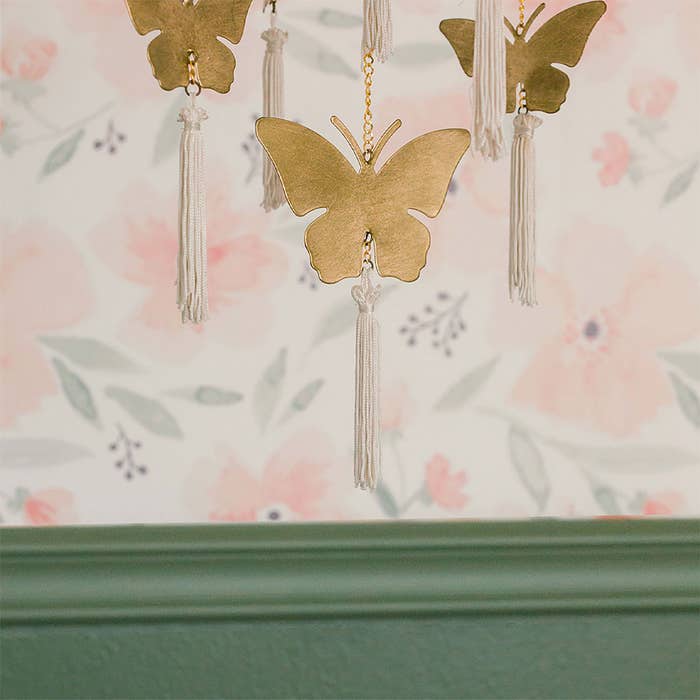Crane Baby - Brass Ceiling Hanging Butterfly LS 4