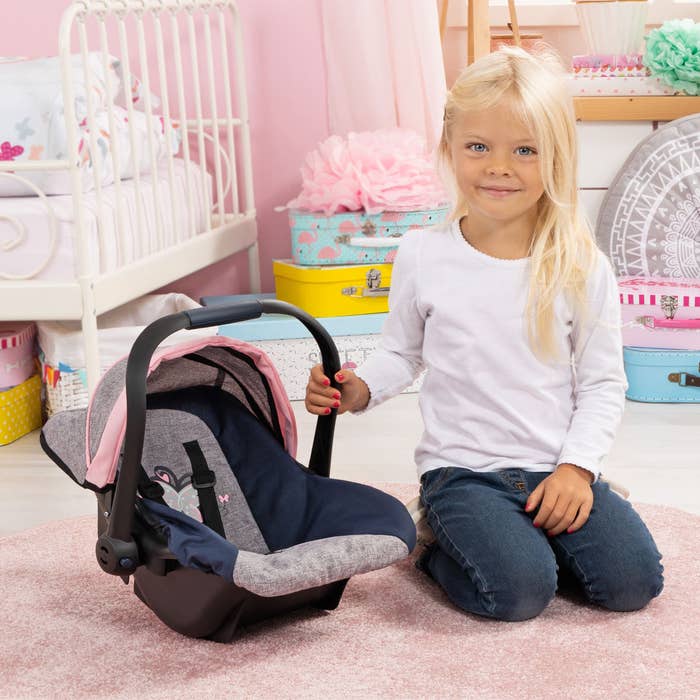 Deluxe Doll Car Seat with Canopy 7