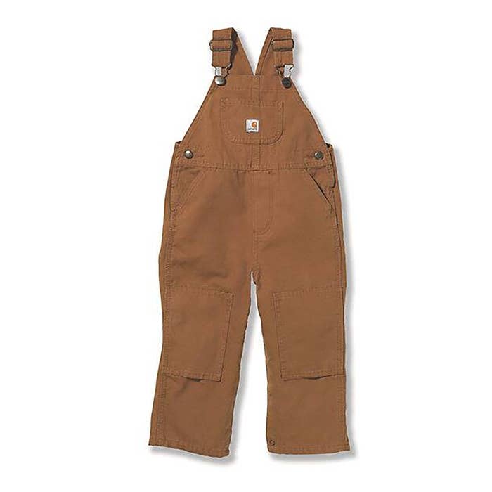 Carhartt - Kids Canvas Bib Overall - Brown