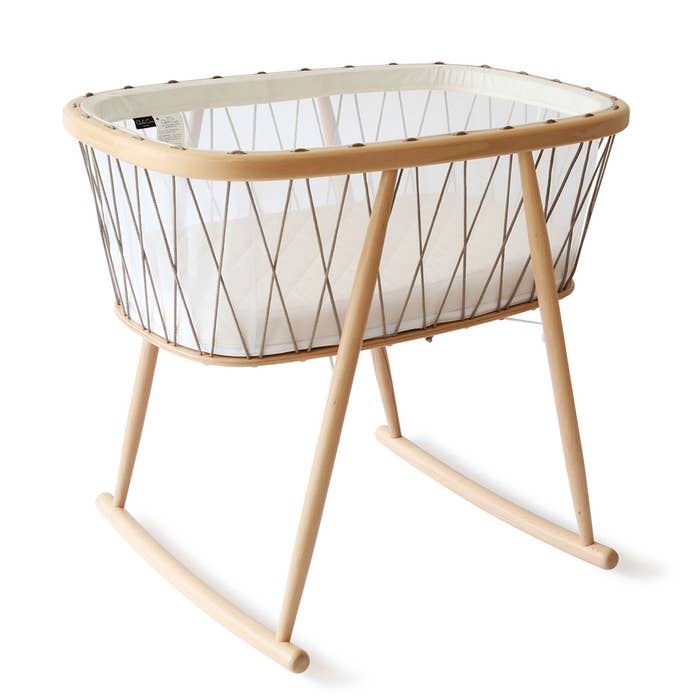 KUMI Mesh Cocoon Bassinet Hazelnut