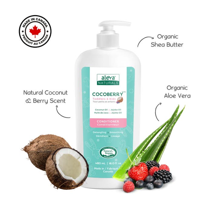 Aleva Naturals - Cocoberry Toddler & Kids Conditioner (480ml) LS 2