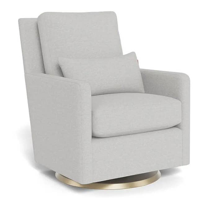 Monte Design - Como Glider - Fabric w/ Swivel Base-gold2