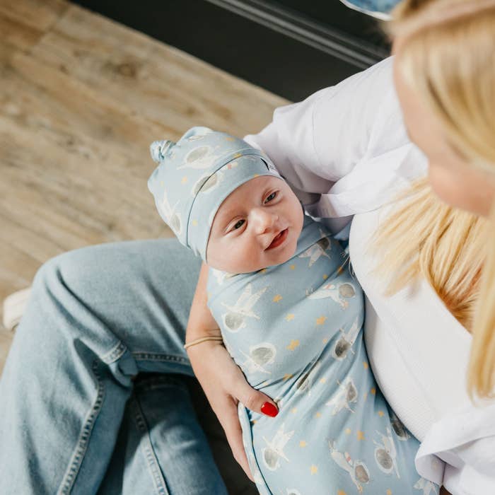 Knit Swaddle Blanket Neil 4