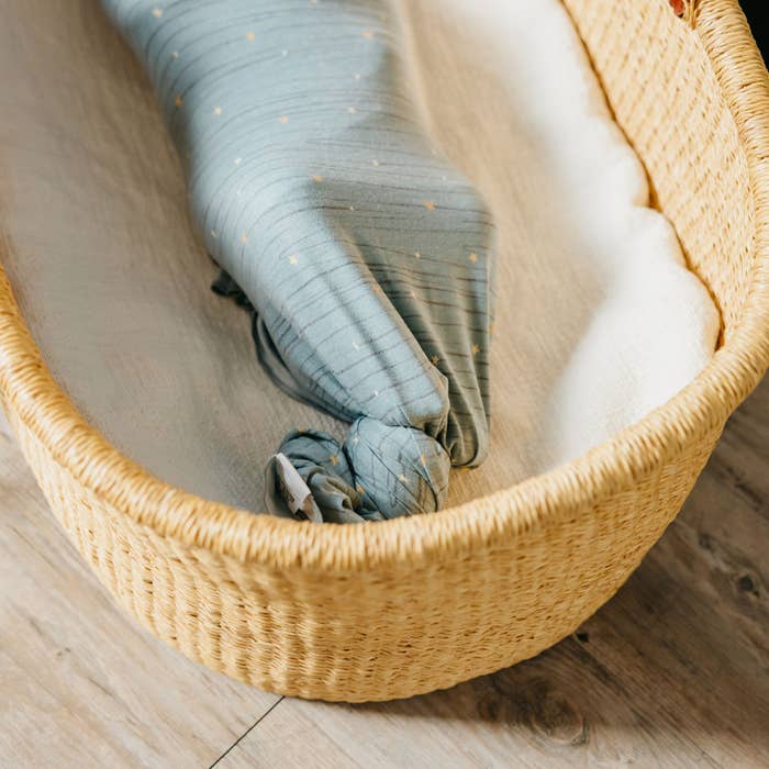 Knit Swaddle Blanket Starlight 2