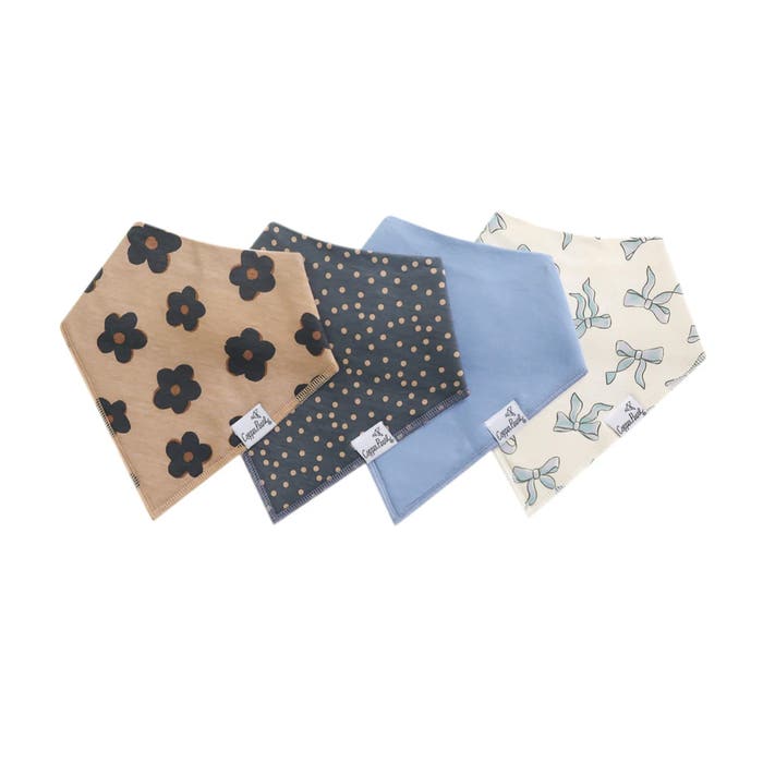 Copper Pearl - Bandana Bib 4 Pk - Gemma