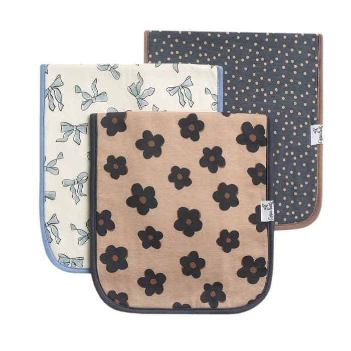 Copper Pearl - Premium Burp Cloth -3 Pk - Gemma