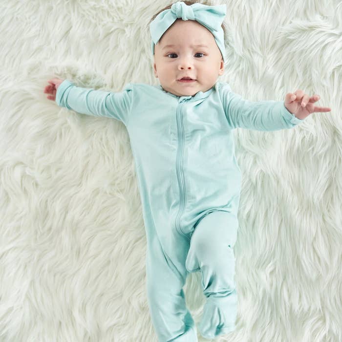 Bamboo Solid Footed Sleeper (Toddler) - Cotton Candy 2