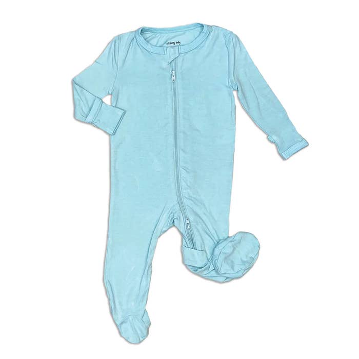 Bamboo Solid Footed Sleeper (Toddler) - Cotton Candy 