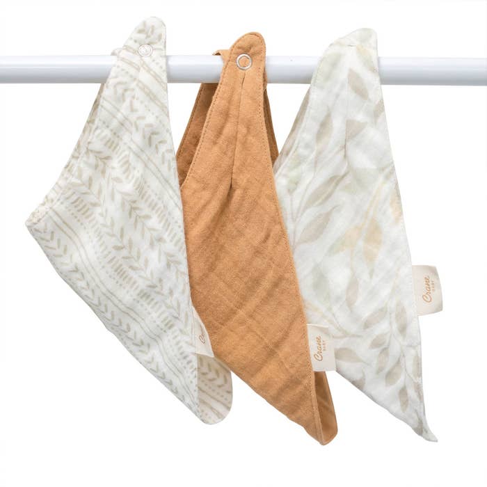 Willow Bib Set (3 Pc) Ecru Brown Lifestyle 3