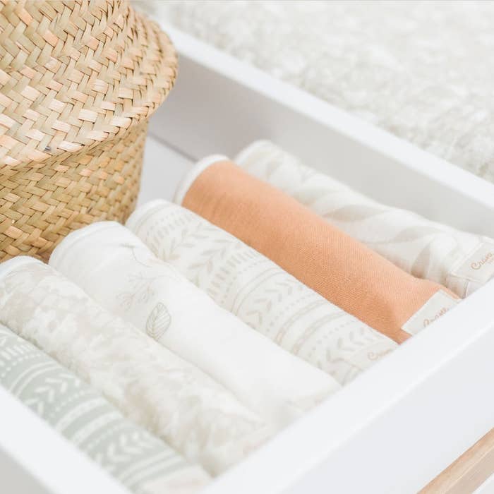  Burp Cloth (3 Pc) Ecru Brown 4