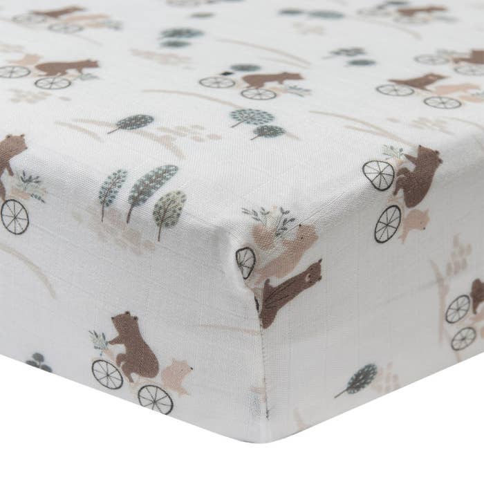 Crib sheet - Bears on Bike