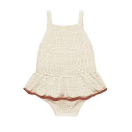Crochet Ruffle Romper