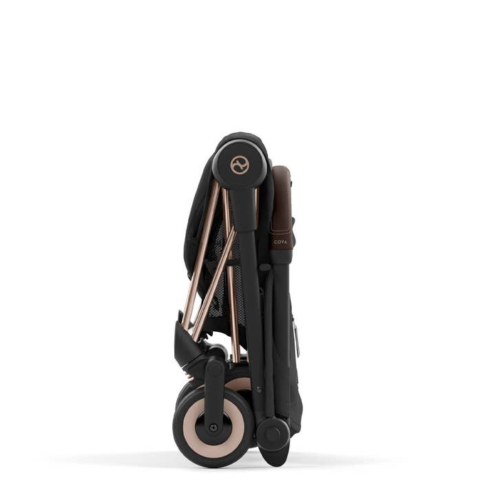 Coya Stroller (Rose Gold Frame) Sepia Black Lifestyle