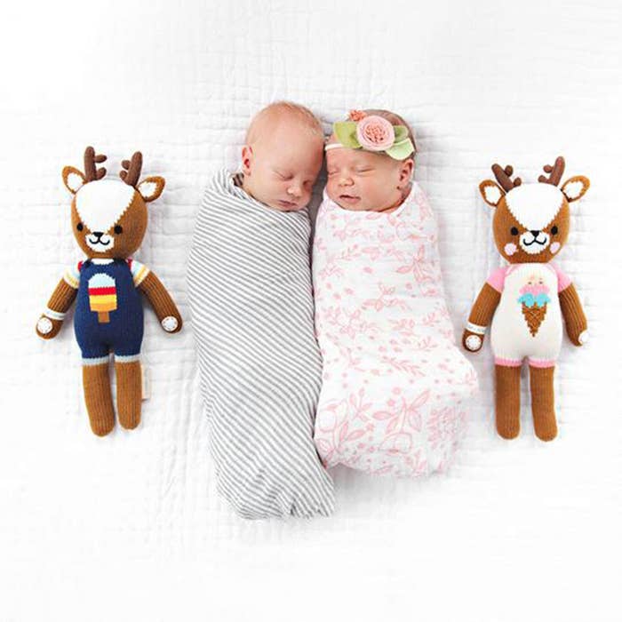 Deer Mini Knit Doll Lifestyle 1