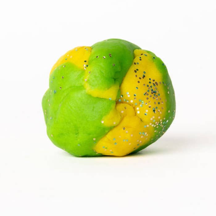 Glitter Playdough Pouch - dino 2
