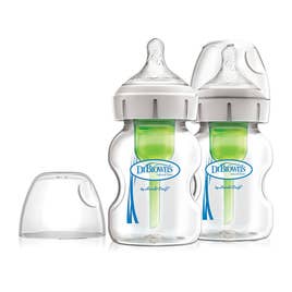 Options+ Wide Neck Glass Bottle (5 oz) - 2 Pk