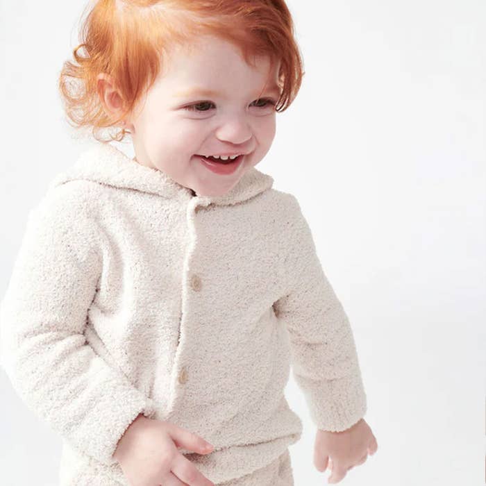 Hooded Cardigan - Ecru 5