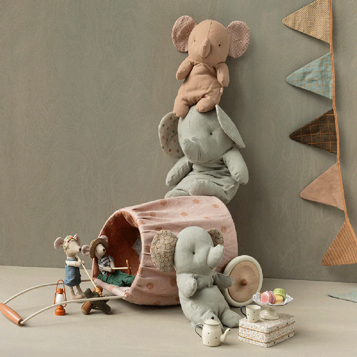 Safari Friends - Elephant (Small)-LS 3
