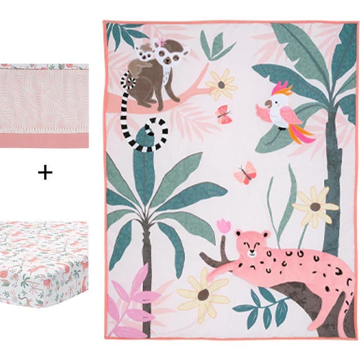 Lambs & Ivy - Enchanted Safari 3 Pc Crib Set - Main