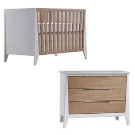 Flexx Classic Crib + Flexx 3 Drawer Dresser XL