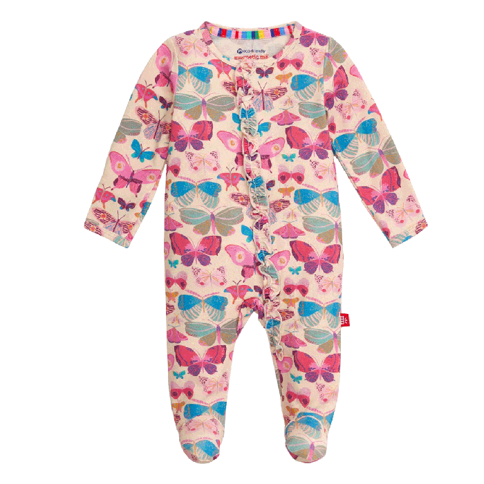 Modal Magnetic Ruffle Footie-LS 2