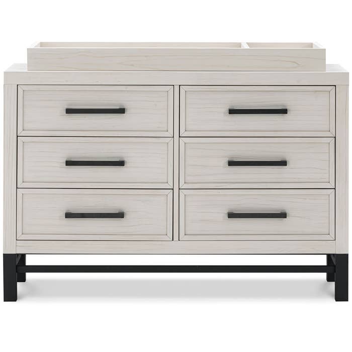 Newbern 6 Drawer Dresser White Driftwood Lifestyle 4