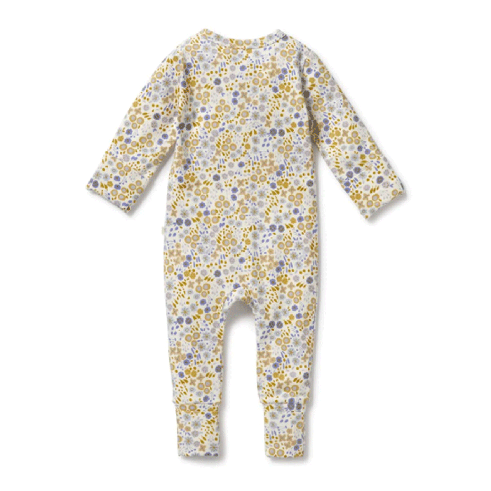 Organic Zipsuit w/ Feet-LS 5