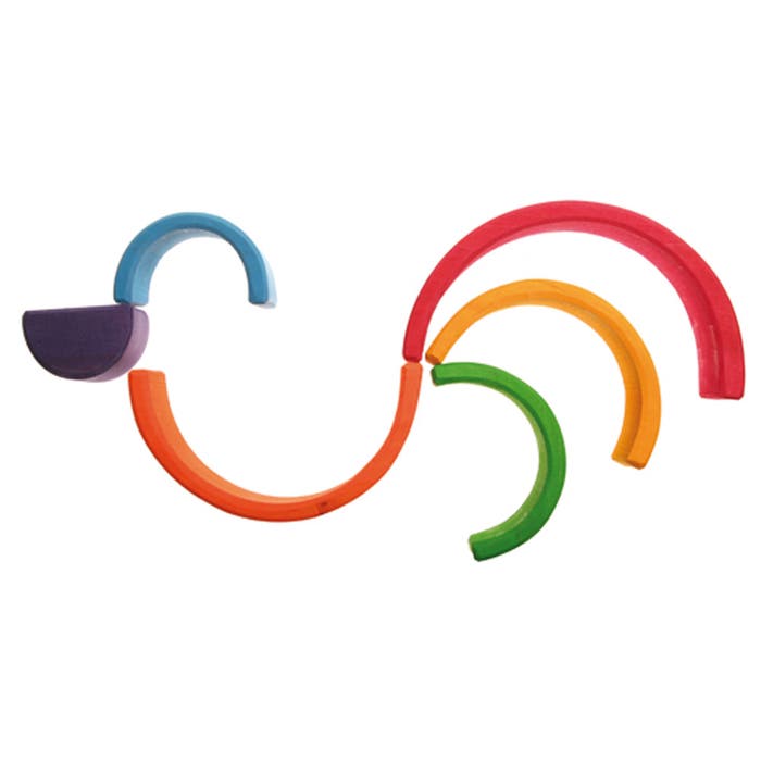 Grimm's - Medium Rainbow - Multi-Coloured (6 Pcs) 3