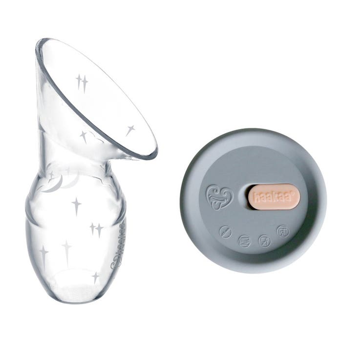 Haakaa - Silicone Breast Pump w/ Lid (4oz)