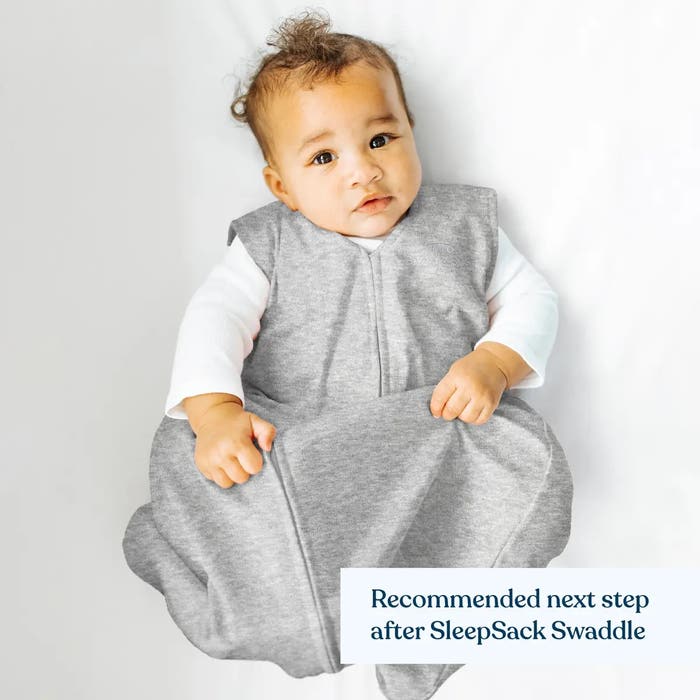 SleepSack Wearable Blanket - Cotton - Heather Grey - 2