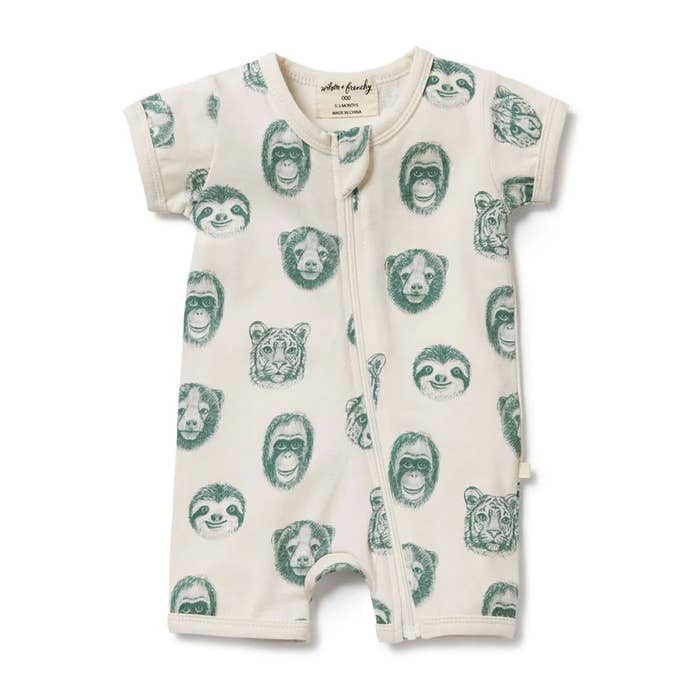 Organic Boyleg Zipsuit - Hello Jungle
