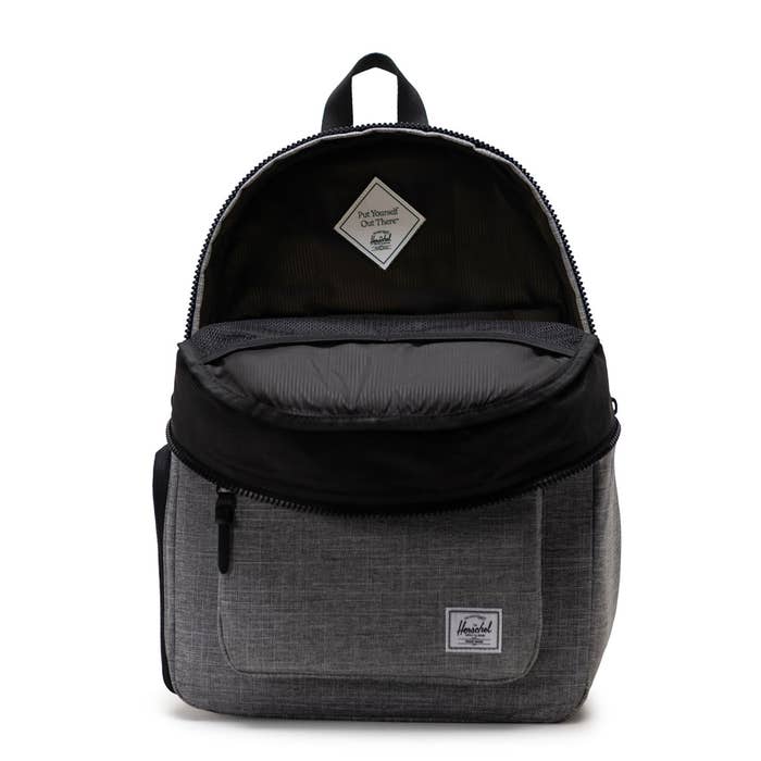 Settlement Backpack Diaper Bag Raven Crosshatch 3