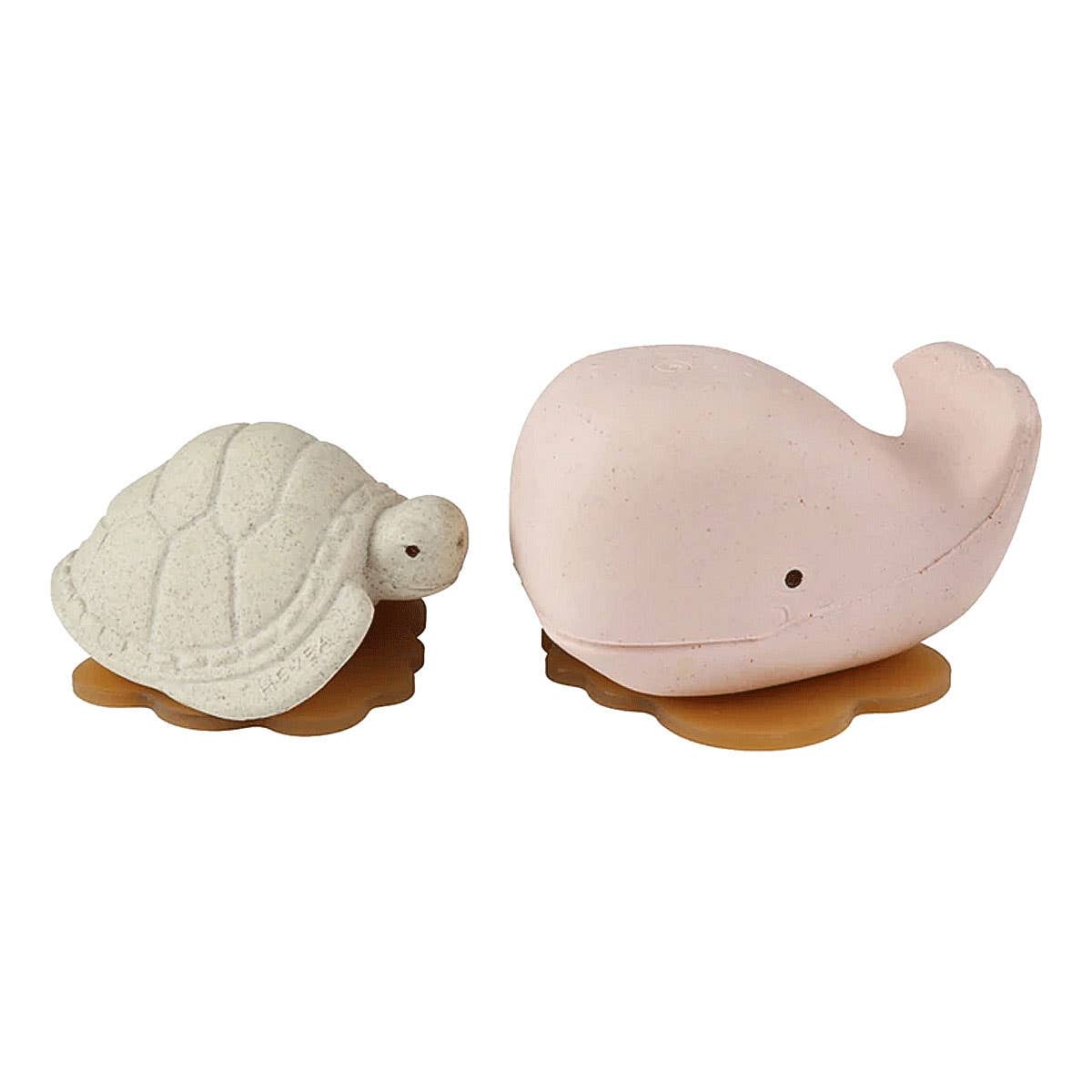 Hevea Squeeze and Splash Bath Toys Gift Set Frosty White Sage