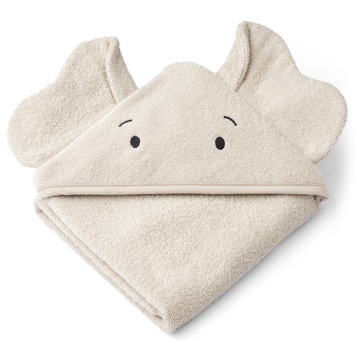 Liewood - Albert Hooded Towel - Elephant Sandy