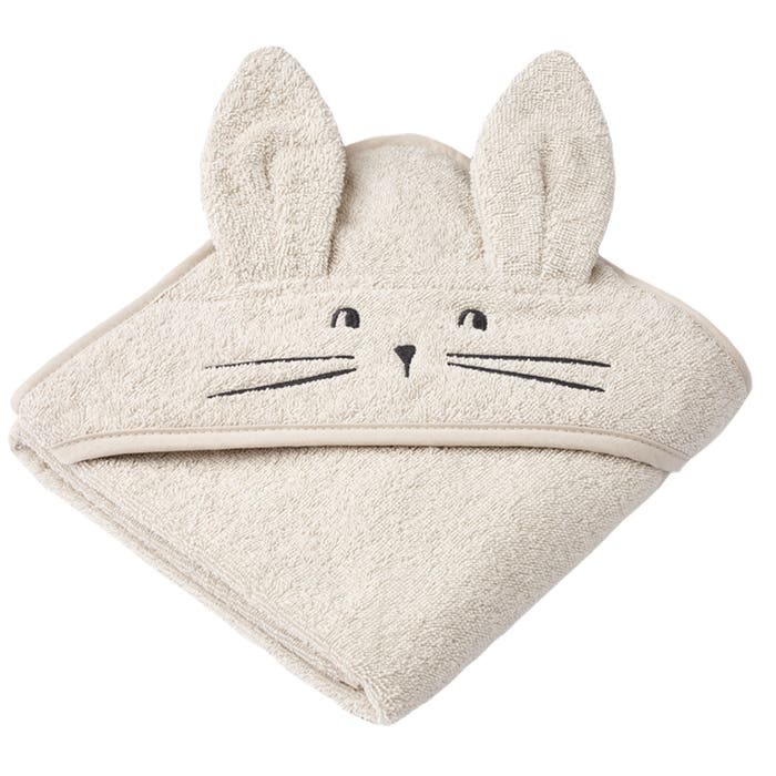 Liewood - Albert Hooded Towel - Rabbit Sandy