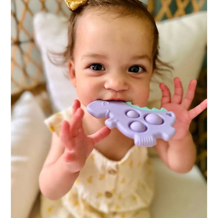 Itzy Ritzy - Itzy Pop Silicone Teether with Sensory Popper-Lifestyle