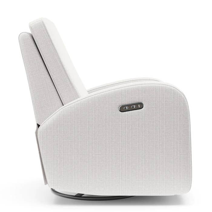Santa Monica Power Recliner - Ivory Basketweave 3
