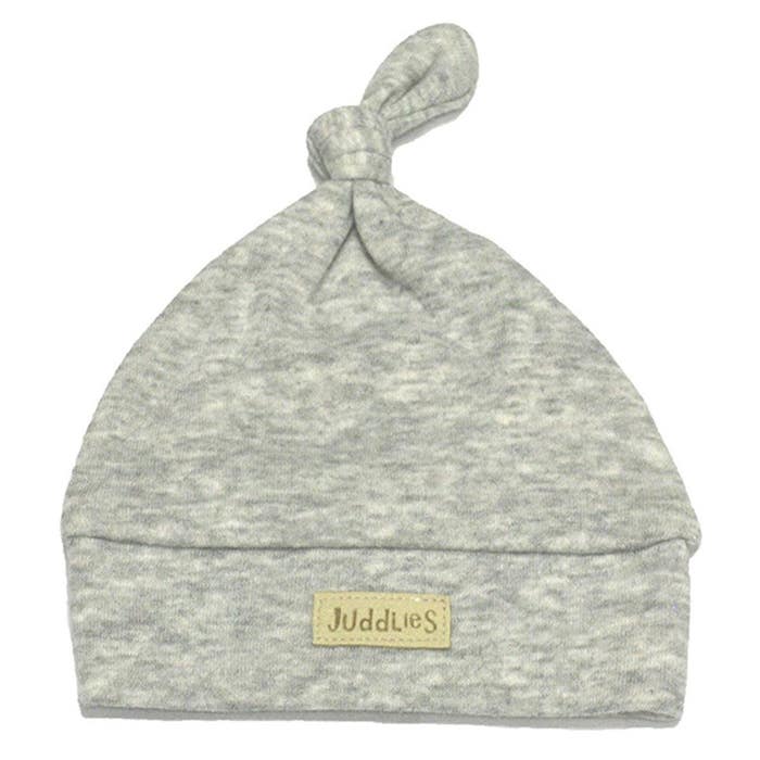 Juddlies - Newborn Cap - Pale Grey