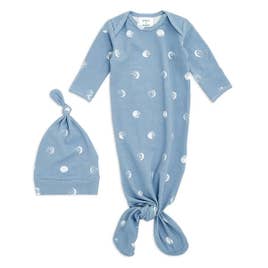 Comfort Knit Gown + Hat Set